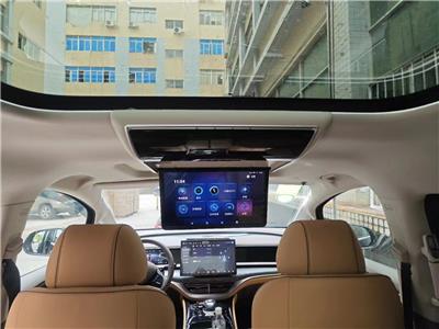 騰勢(shì)D9專用吸頂電視安裝視頻